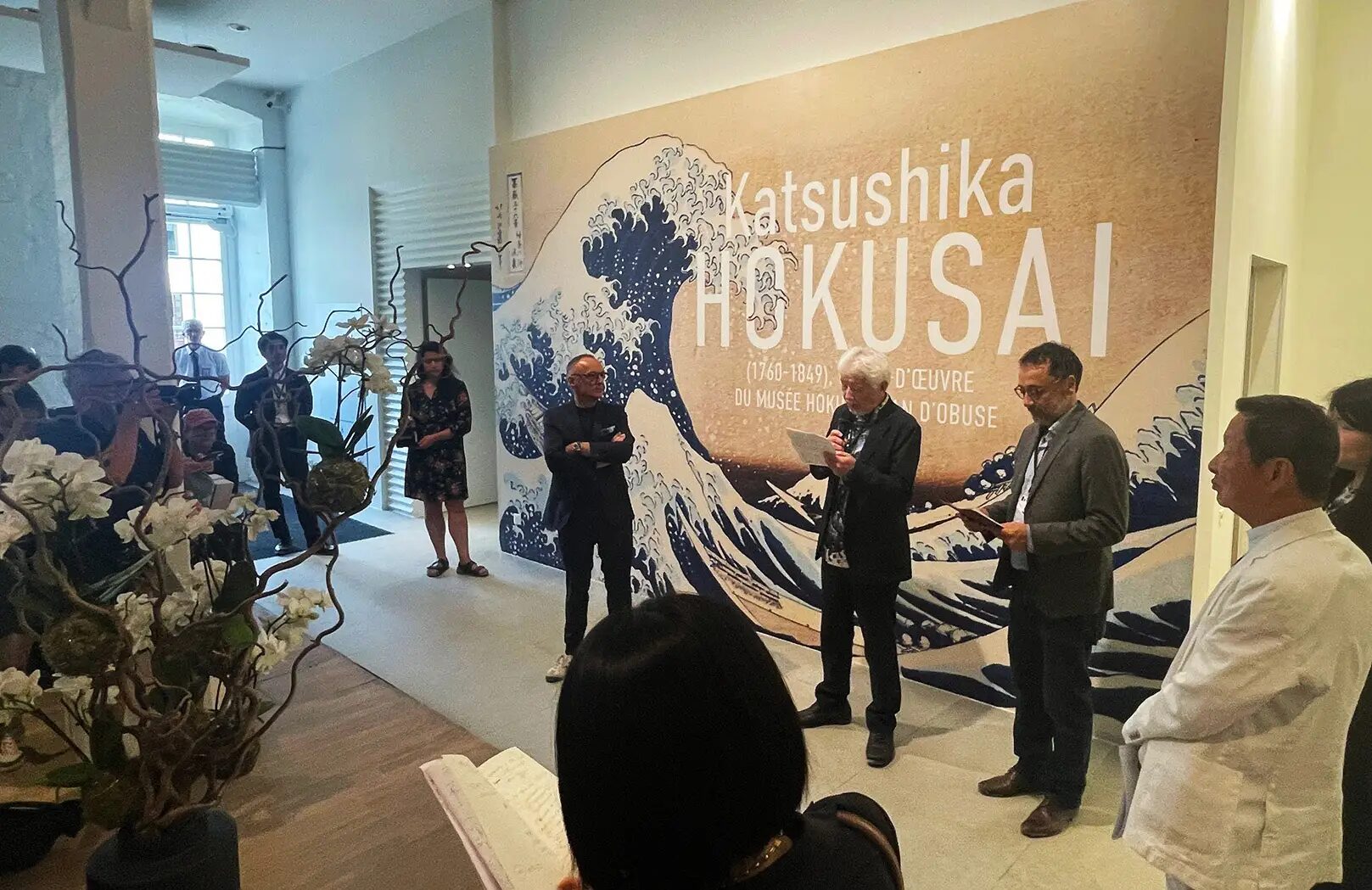 「EXPOSITION HOKUSAI」オープニングセレモニーの様子