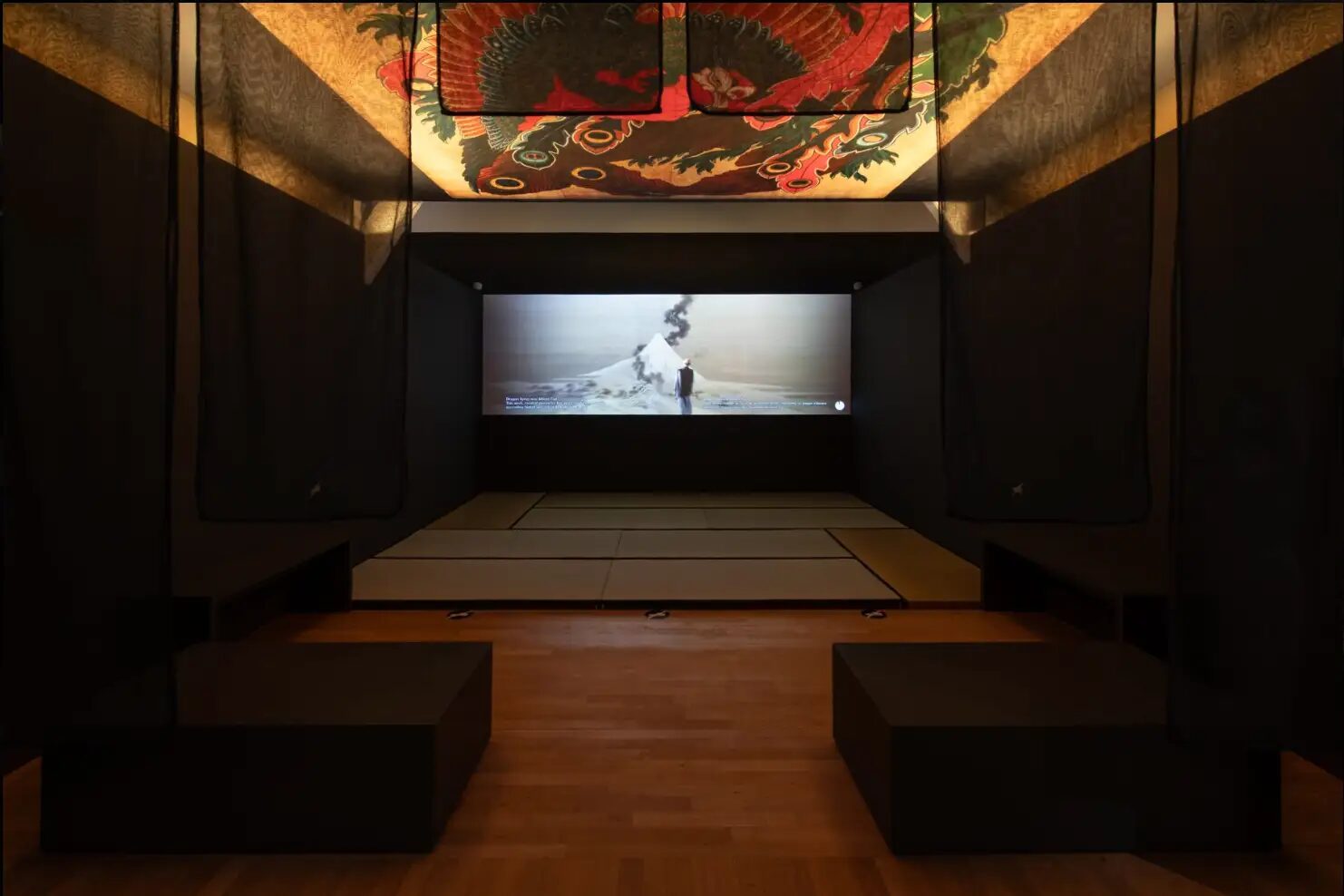 岩松院天井絵の映像展示