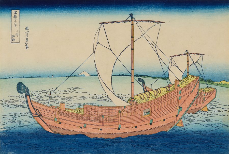 冨嶽三十六景 上総ノ海路