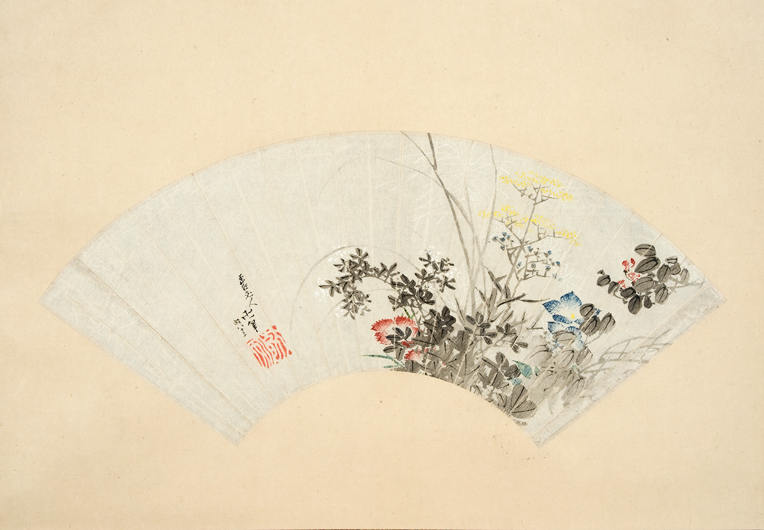 葛飾北斎「秋草」