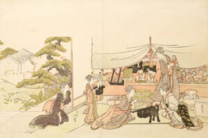 北斎が描いた、うららかな春の訪れ